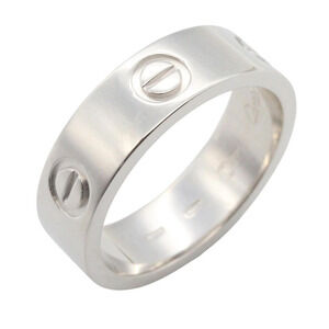CARTIER Authentic 18k Silver Love Ring